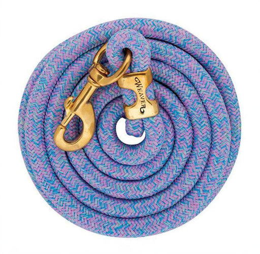 Weaver 10' Mosaic Poly Lead Rope with Bolt Snap - Light Purple/Light Blue/Light Green  