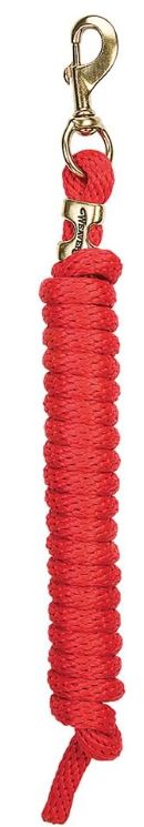 Weaver 10' Solid Poly Lead Rope with Bolt Snap - Red  