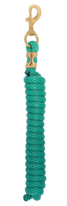 Weaver 10' Solid Poly Lead Rope with Bolt Snap - Emerald Green  