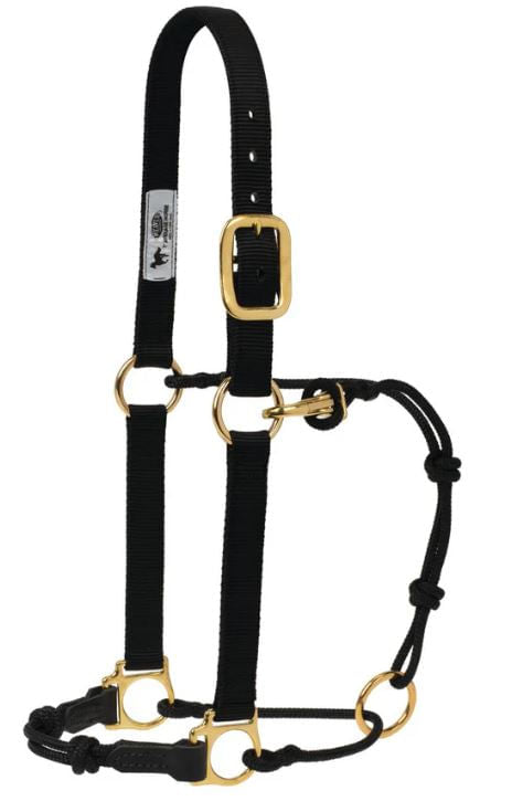 Weaver Horseman's Halter - Black Large 