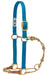 Weaver Horseman's Halter - Hurricane Blue/Tan Large 