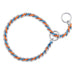 Terrain D.O.G. Laced Chain Slip Collar - Blue & Orange 3.5 mm x 20" 