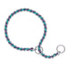 Terrain D.O.G. Laced Chain Slip Collar - Purple & Turquoise 3.5 mm x 22" 