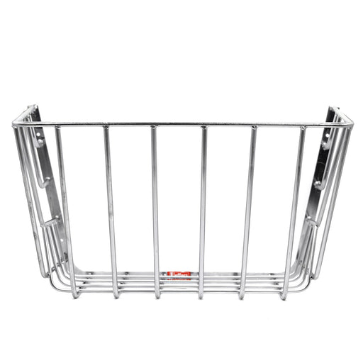 Wall Mount Metal Hay Rack for Horses - IA1B - Silver - 31" x 20" x 16" - 1