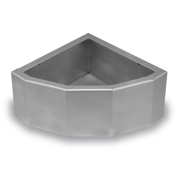 Wall - Mount Plastic Corner Horse Feeder – Efficient, Low - Waste Horse Feed Trough - GAUE7 - 1