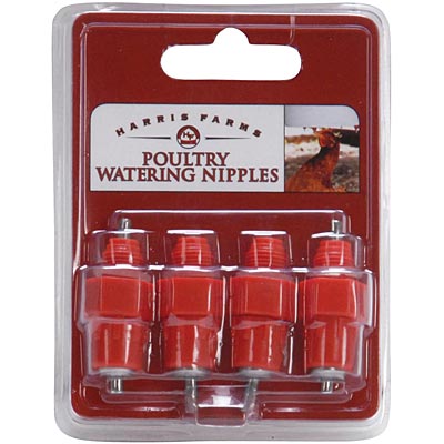 Watering Nipples, 4 Pack - Jeffers - Poultry Supplies > Poultry Supplies