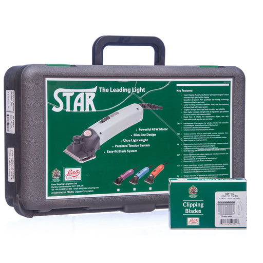 Lister Star Clipper Kit w/ Fine Blade Set -   