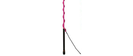 Weaver Leather Lunge Whip with Rubber Handle - Pink Fusion  