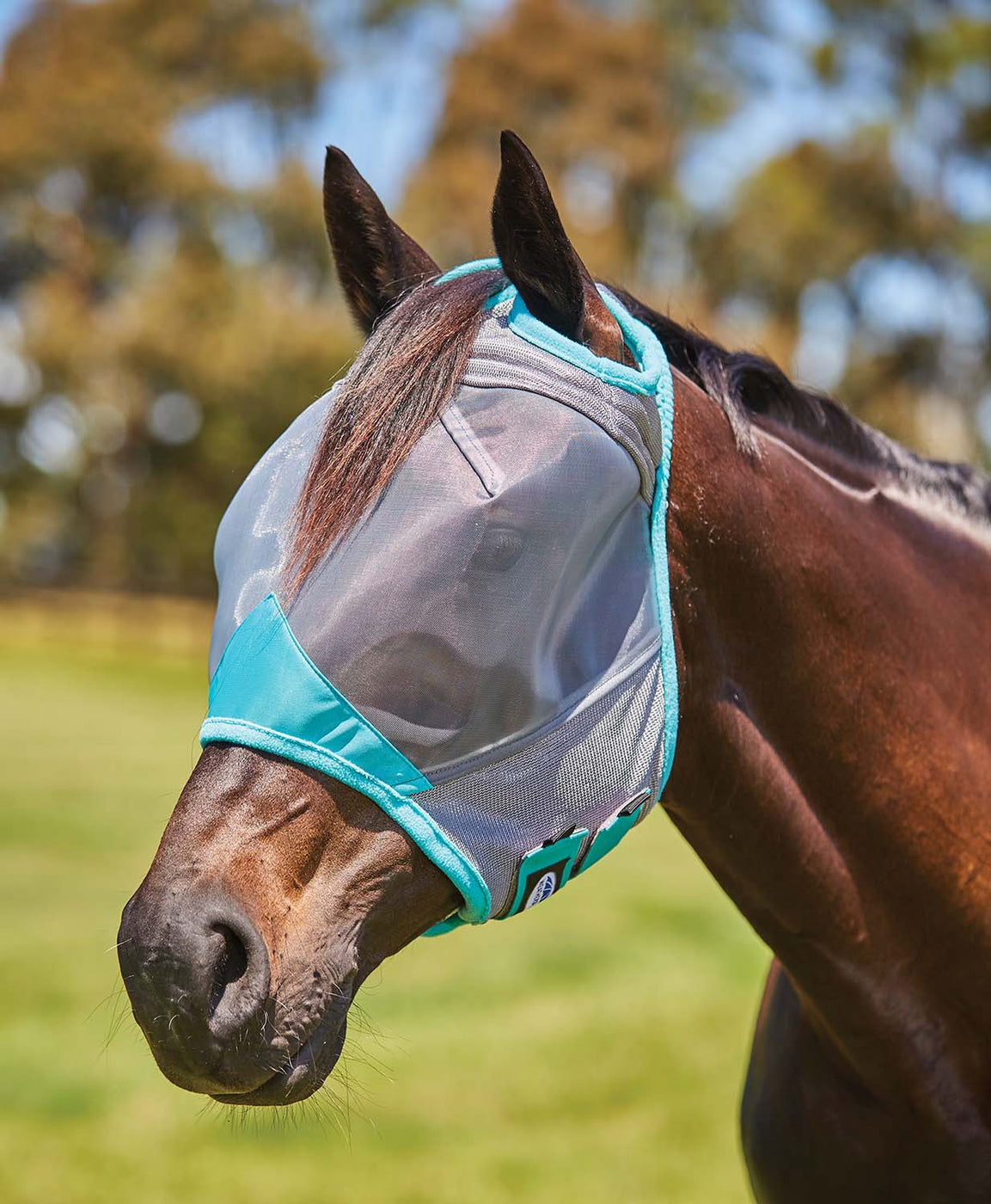 Fly Mask WeatherBeeta ComFITec Deluxe Fine Mesh Fly Mask for Horses — Jeffers