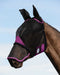 Weatherbeeta ComFITec Durable Mesh Horse Fly Mask with Ears & Nose - 0V5F7 - Cob - Black / Purple - 1