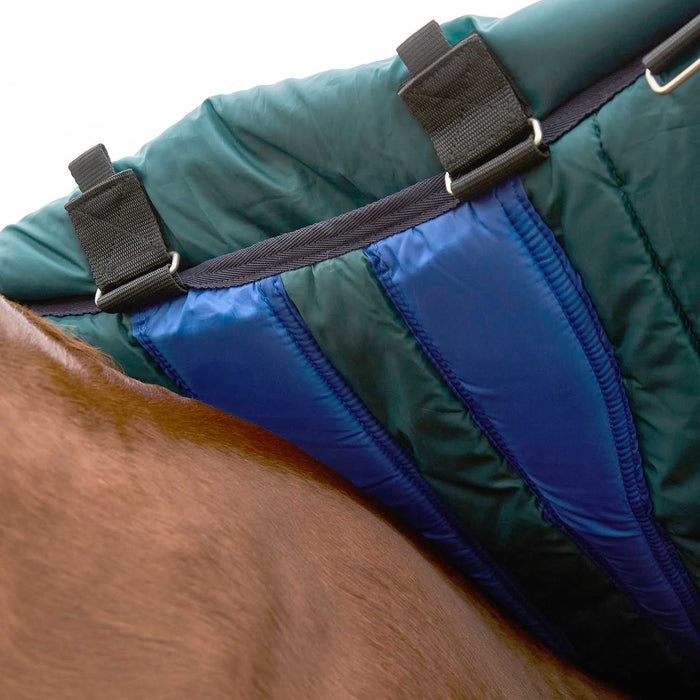 WeatherBeeta ComFiTec Plus Dynamic Detach - A - Neck Heavy Weight Turnout Blanket for Horses – 1200D, 360g Polyfill, Waterproof & Breathable - Jeffers - Horse Supplies > Horse Blankets & Sheets