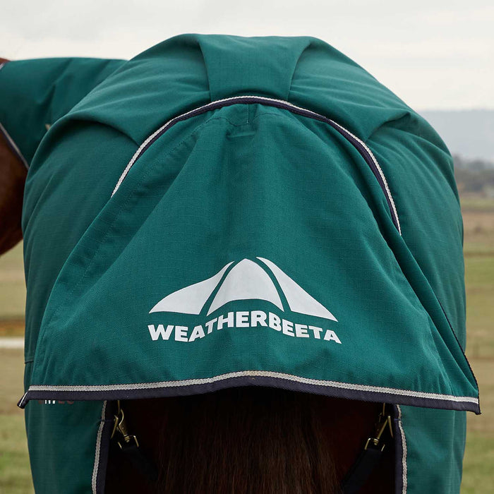 WeatherBeeta ComFiTec Plus Dynamic Detach - A - Neck Heavy Weight Turnout Blanket for Horses – 1200D, 360g Polyfill, Waterproof & Breathable - Jeffers - Horse Supplies > Horse Blankets & Sheets