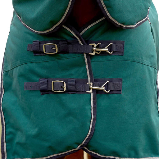 WeatherBeeta ComFiTec Plus Dynamic Detach - A - Neck Heavy Weight Turnout Blanket for Horses – 1200D, 360g Polyfill, Waterproof & Breathable - Jeffers - Horse Supplies > Horse Blankets & Sheets