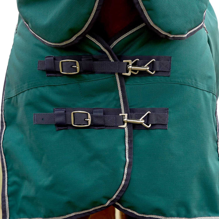 WeatherBeeta ComFiTec Plus Dynamic Detach - A - Neck Heavy Weight Turnout Blanket for Horses – 1200D, 360g Polyfill, Waterproof & Breathable - Jeffers - Horse Supplies > Horse Blankets & Sheets