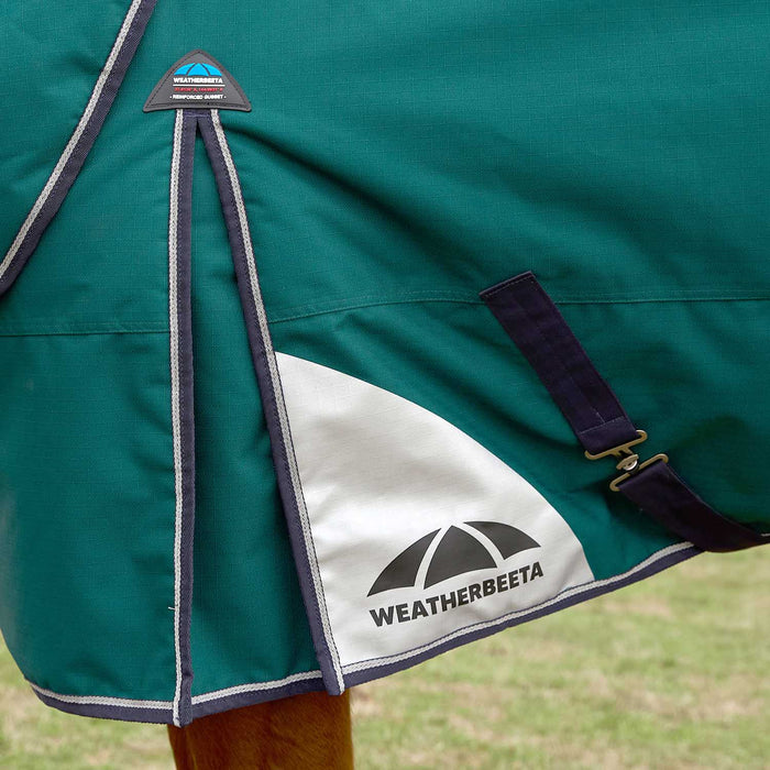 WeatherBeeta ComFiTec Plus Dynamic Detach - A - Neck Heavy Weight Turnout Blanket for Horses – 1200D, 360g Polyfill, Waterproof & Breathable - Jeffers - Horse Supplies > Horse Blankets & Sheets