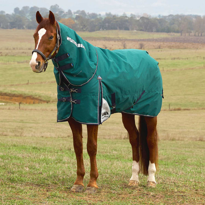 WeatherBeeta ComFiTec Plus Dynamic Detach - A - Neck Heavy Weight Turnout Blanket for Horses – 1200D, 360g Polyfill, Waterproof & Breathable - Jeffers - Horse Supplies > Horse Blankets & Sheets
