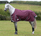 WeatherBeeta ComFITec Plus Dynamic II Standard Neck Horse Blanket - 1200D, 220g Medium Weight, Waterproof, Breathable - 0V5HD - 69 in - Maroon/Gray/White - 2