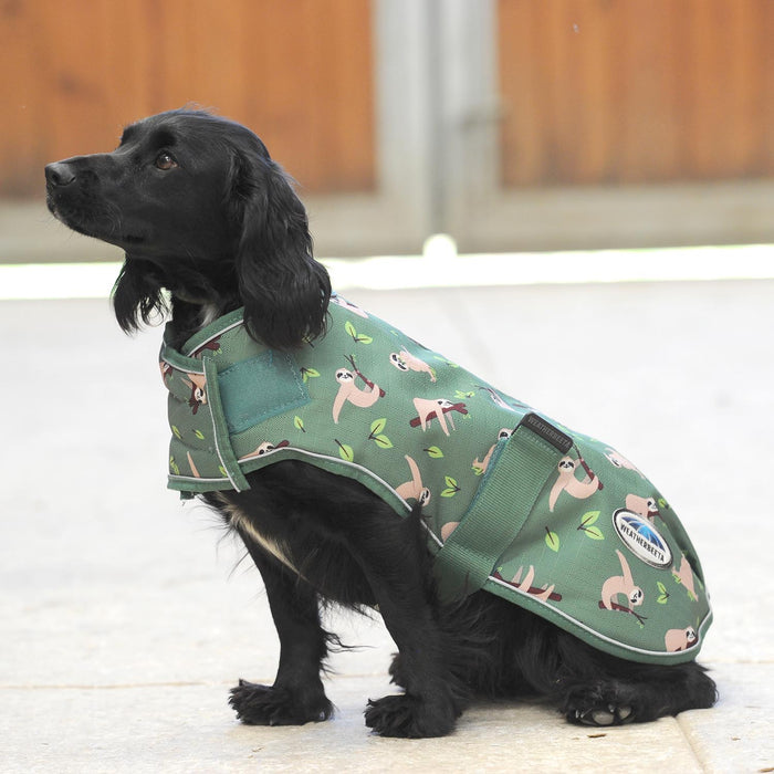 WeatherBeeta ComFITec Premier Free Parka Dog Coat, Sloth Print - Jeffers - Dog Supplies > Dog Apparel