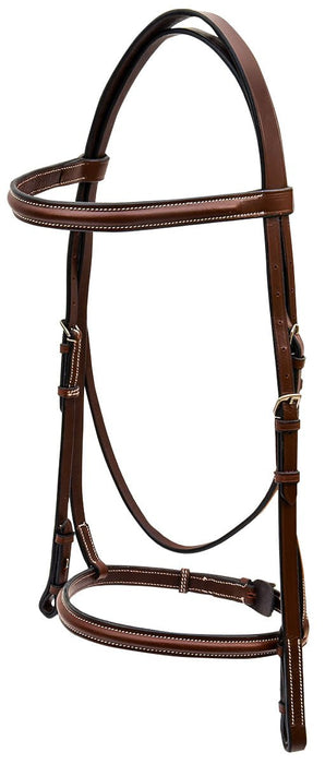 Weatherbeeta Kincade Plain Raised Bridle, Full size - Jeffers - Horse Supplies > Horse Tack > Bridles & Headstalls