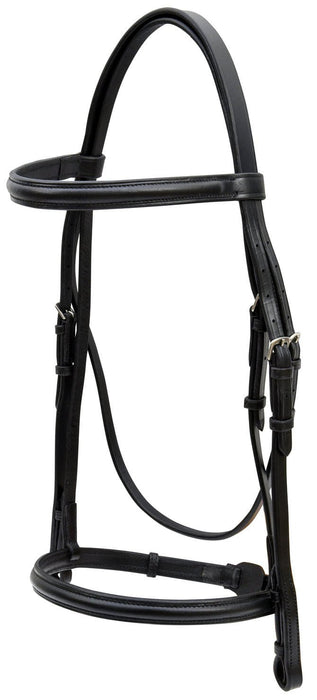 Weatherbeeta Kincade Plain Raised Bridle, Full size - Jeffers - Horse Supplies > Horse Tack > Bridles & Headstalls