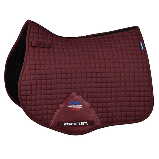 WeatherBeeta Prime Air - Tec All Purpose Equine Saddle Pad for English Riding - KOAFN - Burgundy - Large - 5