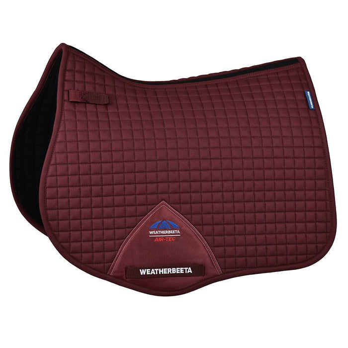 WeatherBeeta Prime Air - Tec All Purpose Equine Saddle Pad for English Riding - KOAFN - Burgundy - Large - 5
