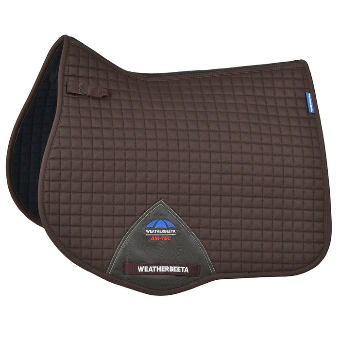 WeatherBeeta Prime Air - Tec All Purpose Equine Saddle Pad for English Riding - KOAFQ - Chocolate - Large - 7