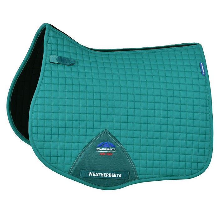 WeatherBeeta Prime Air - Tec All Purpose Equine Saddle Pad for English Riding - KOAFS - Dark Turquoise - Large - 1