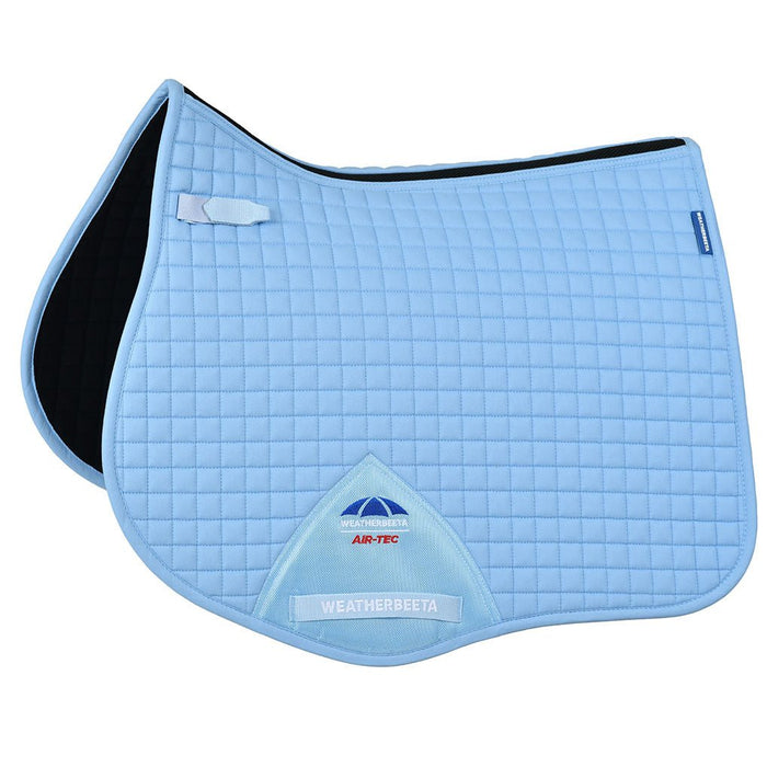 WeatherBeeta Prime Air - Tec All Purpose Equine Saddle Pad for English Riding - KOAG1 - Sky Blue - Large - 17
