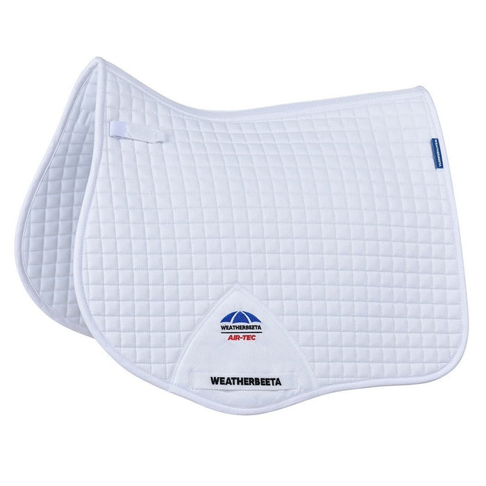 WeatherBeeta Prime Air - Tec All Purpose Equine Saddle Pad for English Riding - KOAG4 - White - Large - 20