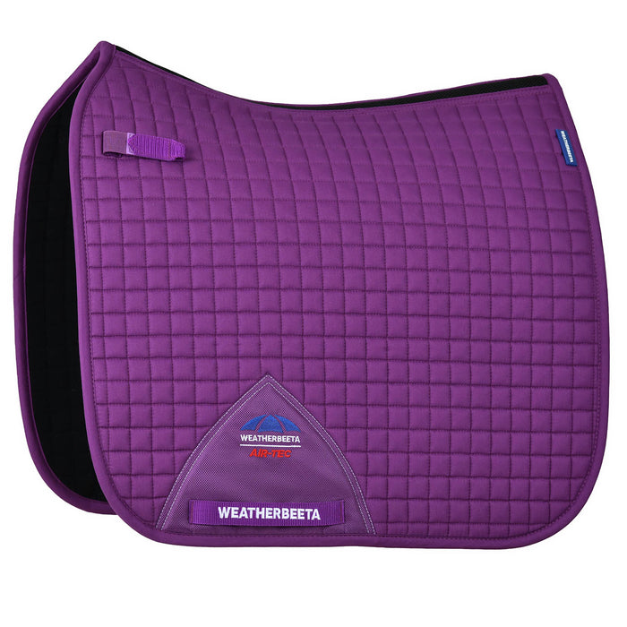 WeatherBeeta Prime Air - Tec Dressage Equine Saddle Pad for English Riding - KOAGL - Violet - Large - 16
