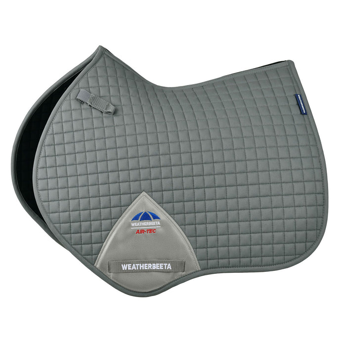 WeatherBeeta Prime Air - Tec Jump Shaped Equine Saddle Pad for English Riding - KOAGY - Grey - Large - 11