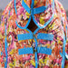 WeatherBeeta Saxon Combo Neck Mesh Horse Fly Sheet with Belly Wrap - KOBB9 - Technicolor Horse Print - 66" - 4