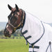 WeatherBeeta Saxon Combo Neck Mesh Horse Fly Sheet with Belly Wrap - KOBBG - White / Navy - 66" - 10