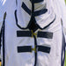 WeatherBeeta Saxon Combo Neck Mesh Horse Fly Sheet with Belly Wrap - KOBBG - White / Navy - 66" - 11