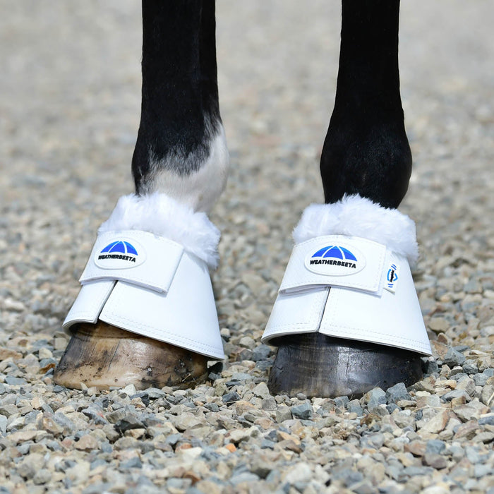 WeatherBeeta Tough - Tec Fleece Trim Bell Boots - KOAF4 - White - Small - 2 ct - 8