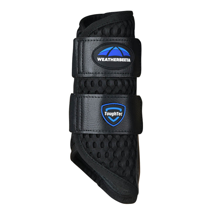WeatherBeeta Tough - Tec Mesh Brushing Boots for Horses, 2 ct - KOAAR - Black/Black - Small - 2 ct - 2