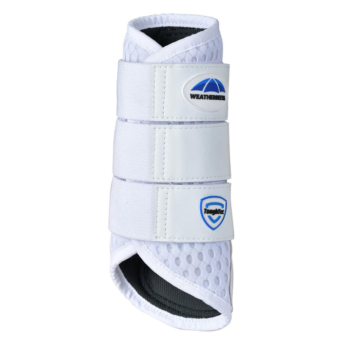 WeatherBeeta Tough - Tec Mesh Brushing Boots for Horses, 2 ct - KOAAU - White/White - Small - 2 ct - 5