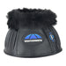 WeatherBeeta Tough - Tec Prime Fleece Trim Rubber Bell Boots for Horses - KOADZ - Black/Black - Small - 2 ct - 8