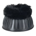 WeatherBeeta Tough - Tec Prime Fleece Trim Rubber Bell Boots for Horses - KOADZ - Black/Black - Small - 2 ct - 9