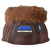 WeatherBeeta Tough - Tec Prime Fleece Trim Rubber Bell Boots for Horses - KOAE3 - Brown/Brown - Small - 2 ct - 13