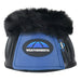 WeatherBeeta Tough - Tec Prime Fleece Trim Rubber Bell Boots for Horses - KOAEC - Black/Cobalt - Small - 2 ct - 27