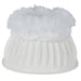WeatherBeeta Tough - Tec Prime Fleece Trim Rubber Bell Boots for Horses - KOAEJ - White/White - Small - 2 ct - 38