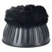 WeatherBeeta Tough - Tec Prime Fleece Trim Rubber Bell Boots for Horses - KOAEM - Black/Grey - Small - 2 ct - 4