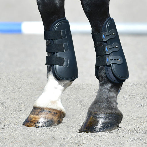 WeatherBeeta Tough - Tec Pro Open Front Boot - KOAC5 - Black - Medium - 2 ct - 1