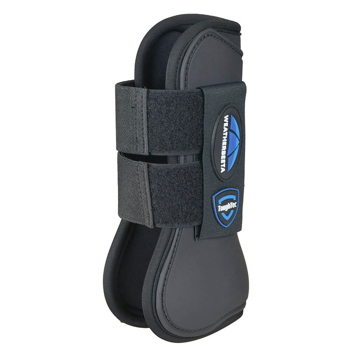 WeatherBeeta Tough - Tecc Prime Open Front Boots for Horses - KOAB6 - Black/Black - Small - 2 ct - 2