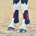 WeatherBeeta Tough - Tecc Prime Open Front Boots for Horses - KOAB9 - Black/Burgundy - Small - 2 ct - 9