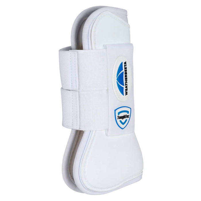 WeatherBeeta Tough - Tecc Prime Open Front Boots for Horses - KOABJ - White/White - Small - 2 ct - 18