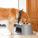 WeatherTech Double High Pet Feeding System, Plastic Bowl - WTD2D - Dark Grey - 8" High, 8 oz - 6