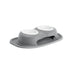 WeatherTech Double High Pet Feeding System, Plastic Bowl - WTD2D - Dark Grey - 8" High, 8 oz - 1